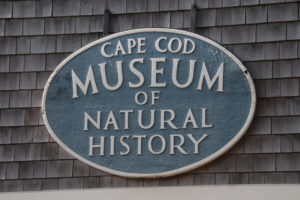 cape cod museum of natural history sign