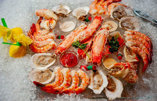 fresh seafoods shells shrimp oyster cape cod island