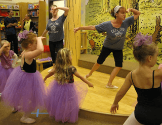 ballet instructors kids practice dancing cape cod island