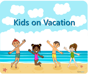kids on vacation