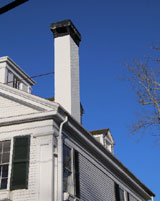 look up for white chimneys on cape cod